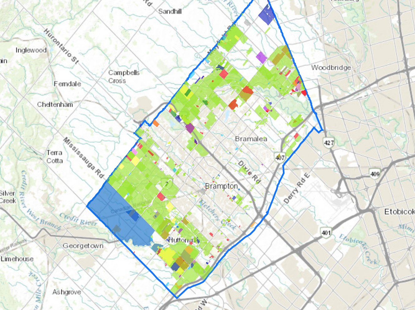 City Of Brampton Zoning Map Brampton's Crippling Suburban Sprawl Largely A Result Of Consumer Demand  And Willing Developers | The Pointer