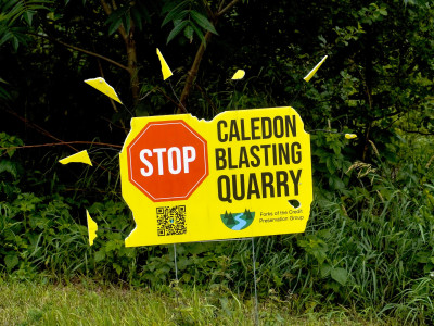 800-acre blasting quarry could hurt local Caledon businesses and tourism industry