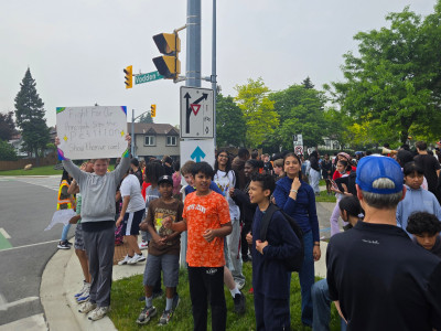 Brampton students walk out to protest PDSB’s transfer of popular Black principal 