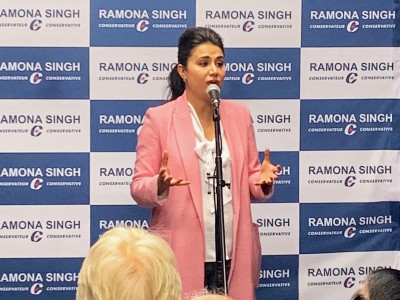 Conservatives’ Ramona Singh vows to curb ‘devastating’ violence after win in Brampton East
