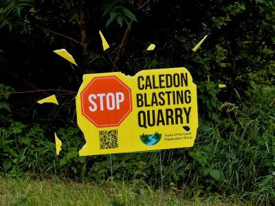 Caledon mayor, council left in the dark on application for blasting quarry