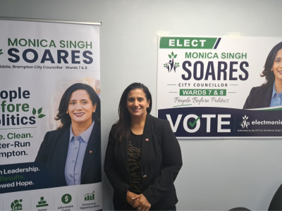 Monica Singh Soares says Brampton’s public consultation is mostly ‘token’, she wants to run Wards 7 and 8 differently