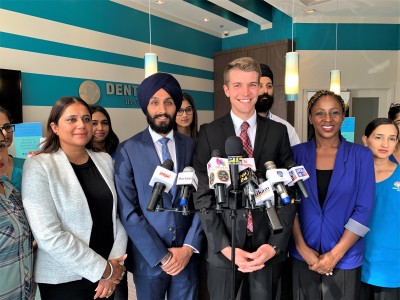 NDP continues healthcare-based campaign in Brampton with dental care pledge