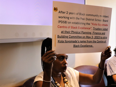 PDSB trustees falsely claim policy prevents centre for Black excellence from being named after late advocate Kola Iluyomade