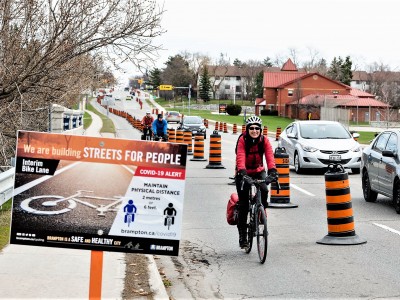 Will temporary bike lanes in Mississauga and Brampton outlive the pandemic? 