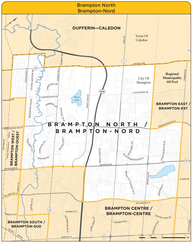 A riding up for grabs: party leaders make early visits to Brampton North in effort to win swing voters 