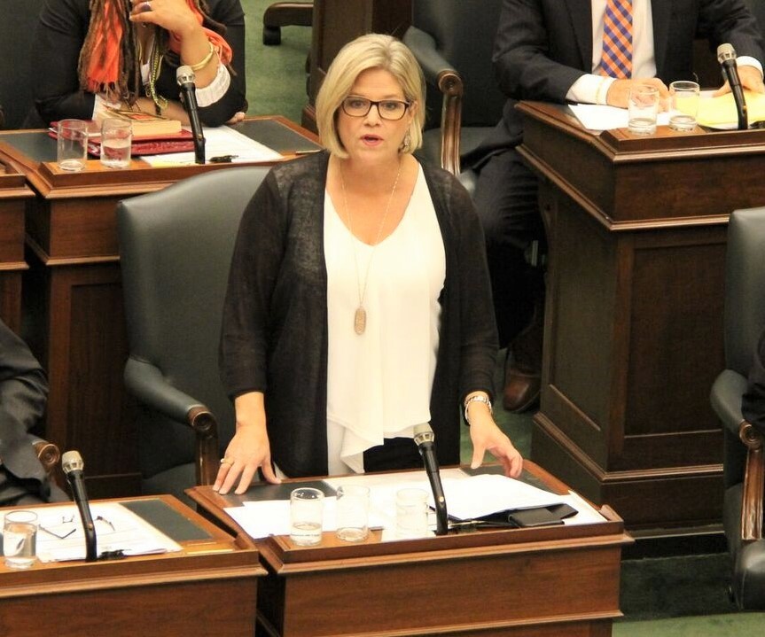 Andrea Horwath, Brampton's opposition MPPs call out Ford government on cancelled campus funding