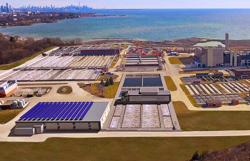 Construction at Mississauga’s lakefront wastewater plant hopes to mitigate odour ahead of massive development