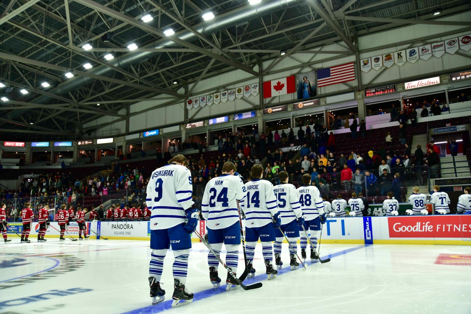 Exemplary ways of Mississauga Steelheads stop at the ticket gate