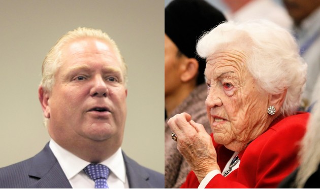 Hazel McCallion and Doug Ford are a deadly duo for anyone who cares about the Greenbelt and Peel Region