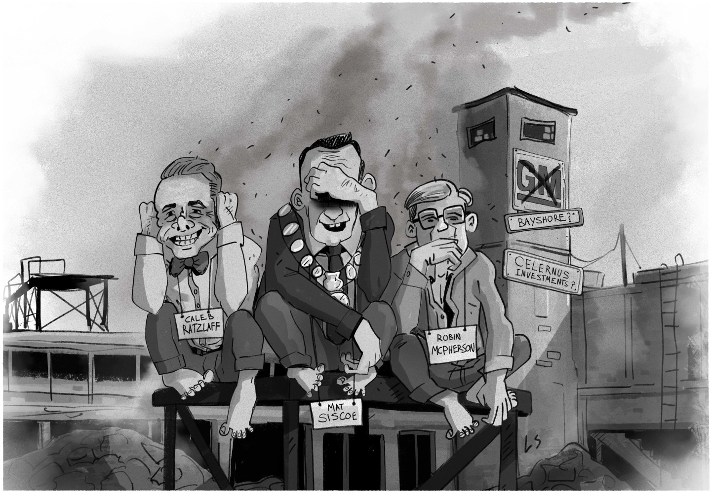 Hear no evil, see no evil, speak no evil in St. Catharines