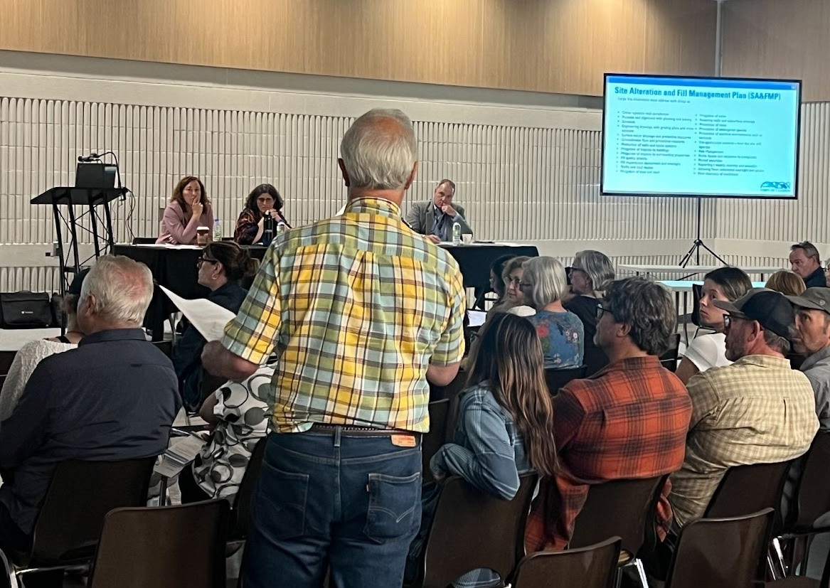 ‘I was targetted’: Caledon residents fear erosion of free speech as Town fast-tracks new dumping bylaw; police attend public meeting