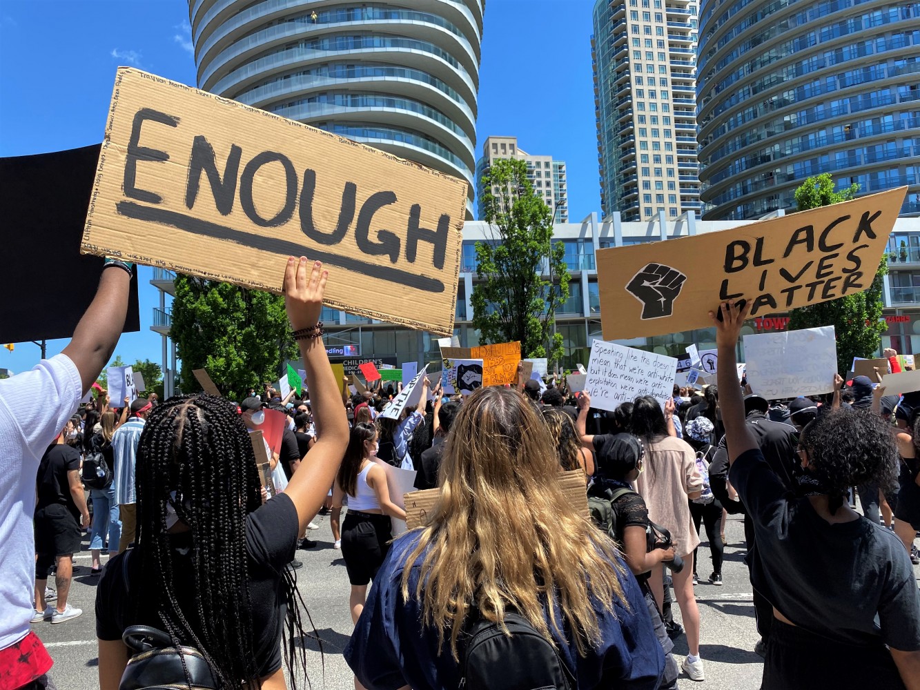 In A City With Its Own Legacy Of Racism Mississauga S Black Lives Matter Demonstration Offered A Dose Of Reality The Pointer