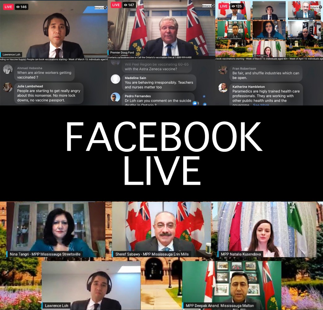 Mississauga MPPs’ Q&A demonstrates the pitfalls and potential of Facebook Live in local politics