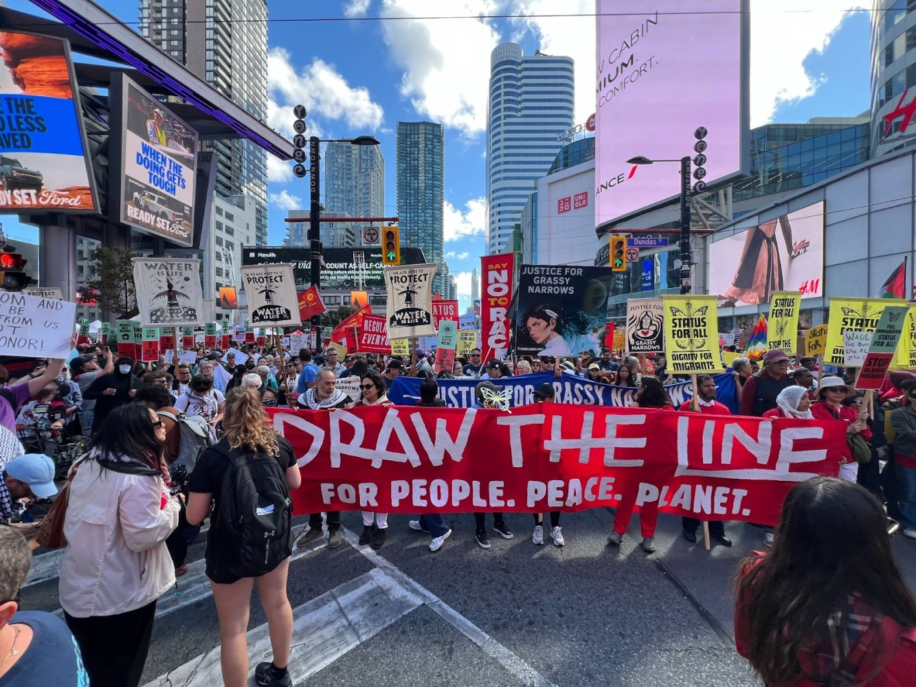 Ontarians ‘Draw The Line’ over anti-environment policies pushed by Carney & Ford