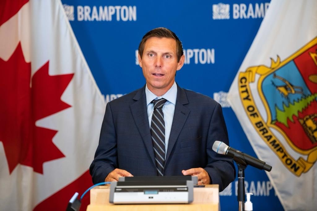 Patrick Brown dodging questions about his spending & disturbing conduct inside City Hall