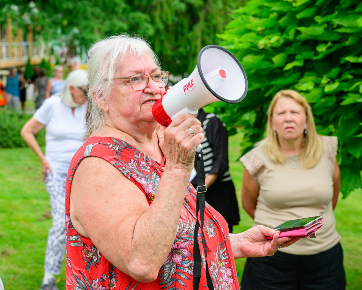 Protesting residents want council to understand the 'vocal majority'