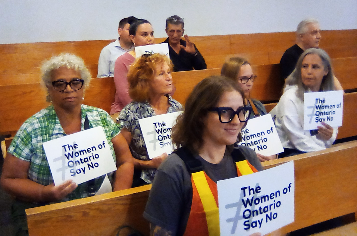‘They think they can silence your speech’: Niagara Falls being taken to court over sign ban that led to women’s arrest