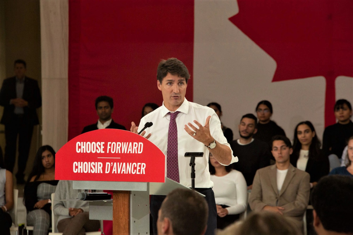 Trudeau offers no insight on local issues in Mississauga at UTM campaign event