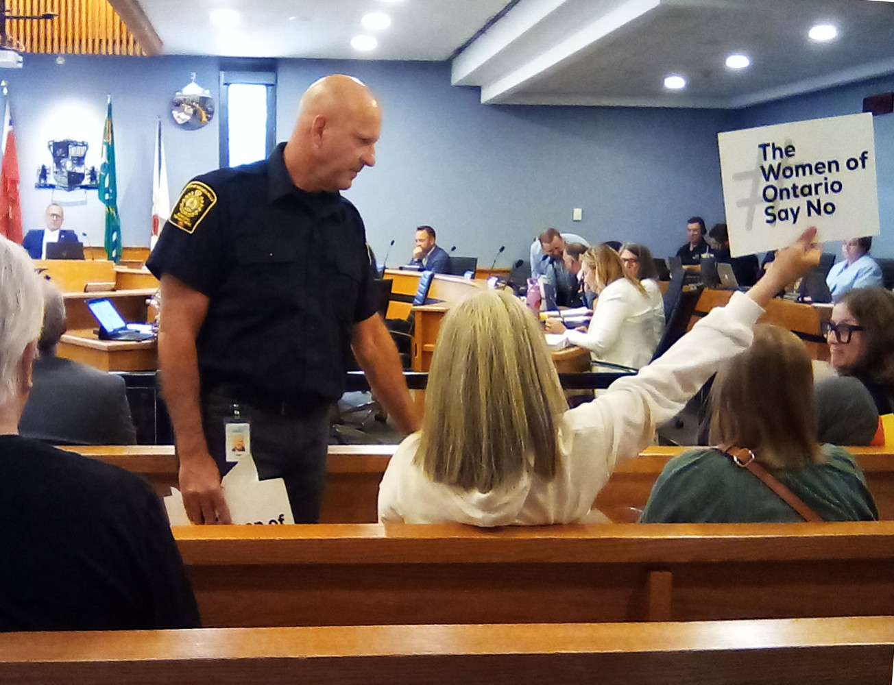 Women seeking increased accountability of local elected officials arrested at Niagara Falls city council meeting